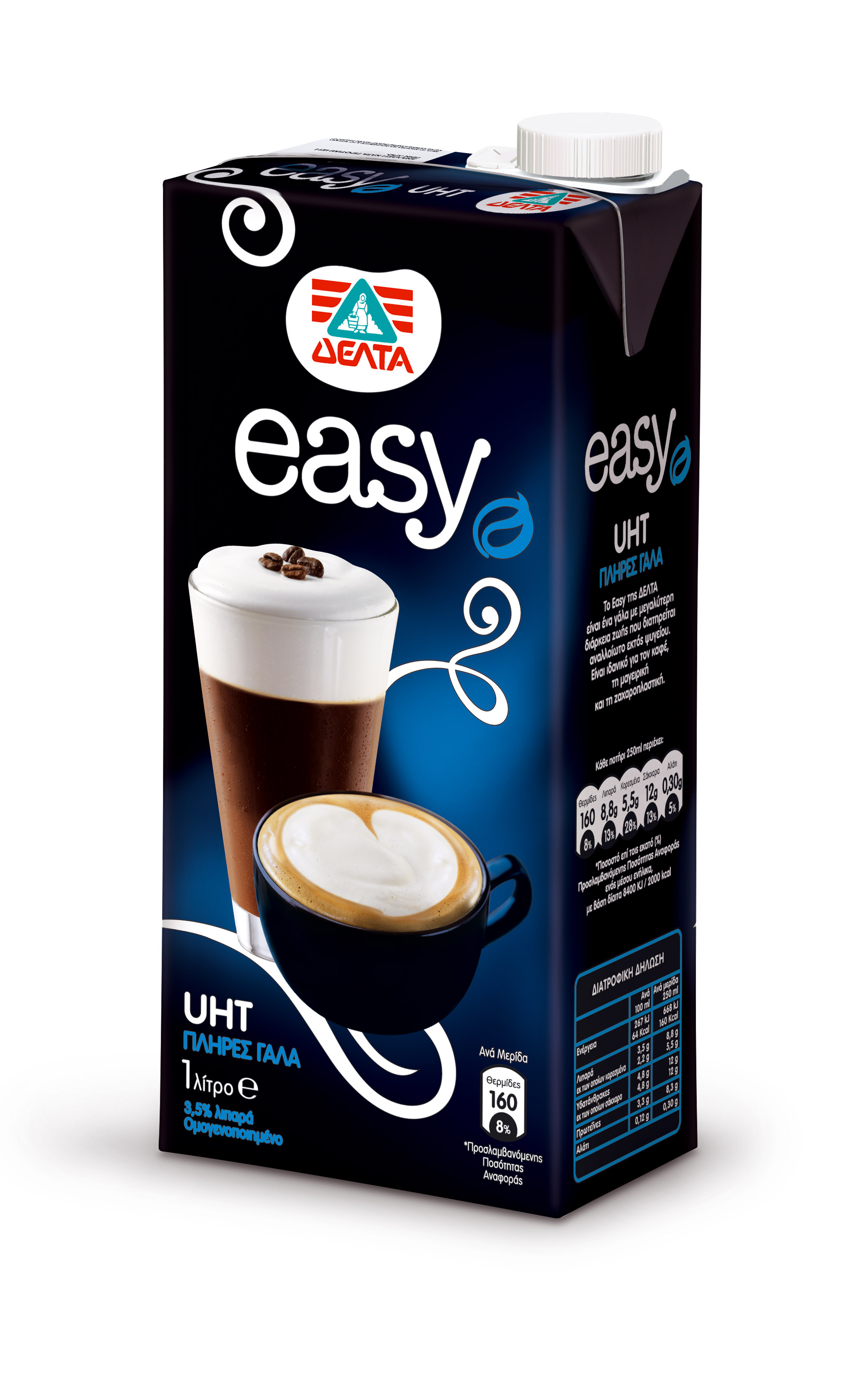 Easy UHT milk, 3.5% fat, 1.5lt