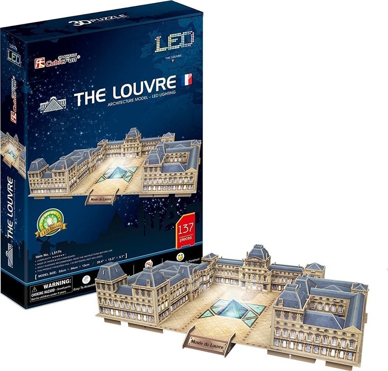 (L517h) THE LOUVRE - LED