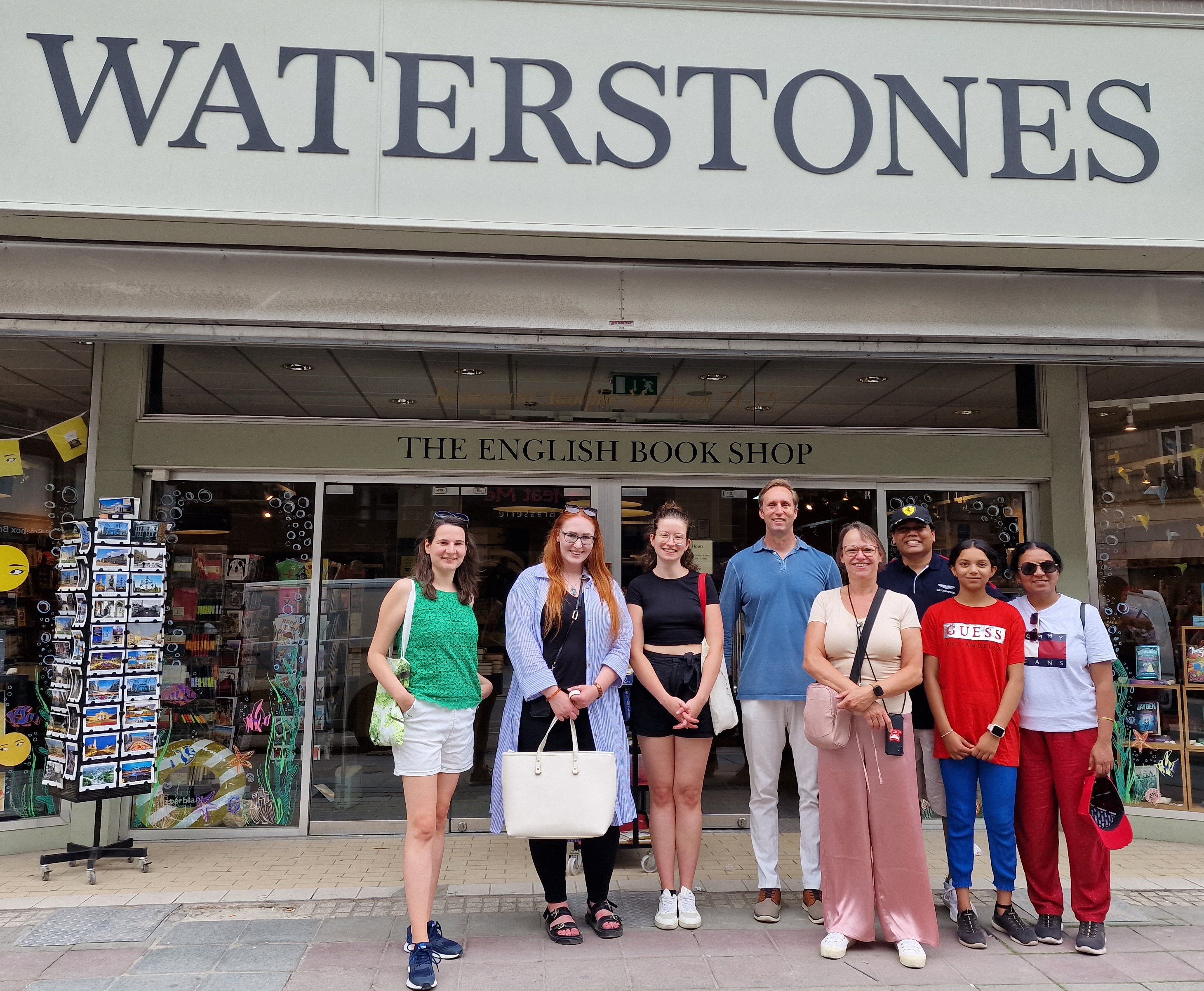 City walk co-organised with Waterstones bookstore