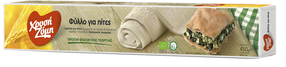 Filo pastry (product of organic farming)