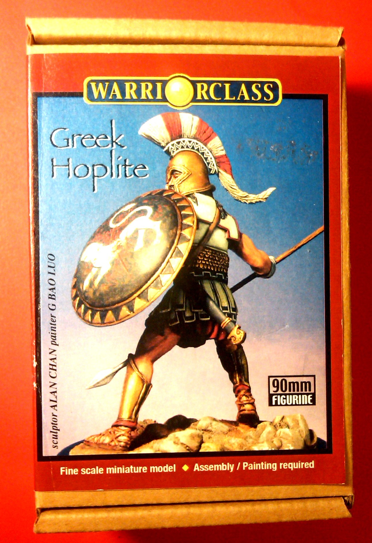 Figure GREC HOPLITE 5th Siècle av 54 mm Tin soldier 