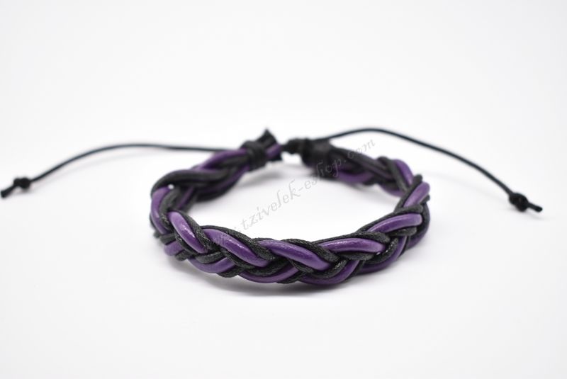 βραχιόλι δερμάτινο απλό-simple leather bracelet 006295