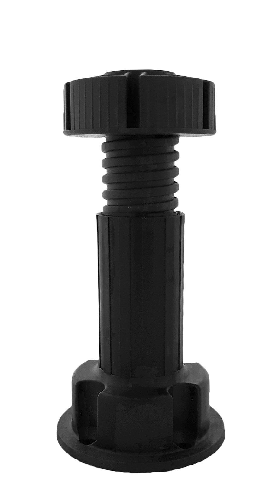 Cabinet Leveler With a Coarse Thread 10cm Black