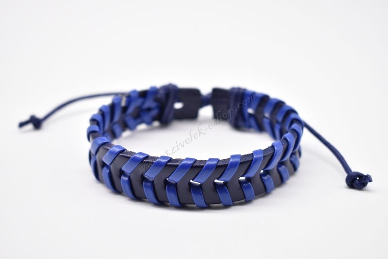 βραχιόλι δερμάτινο απλό-simple leather bracelet 006313