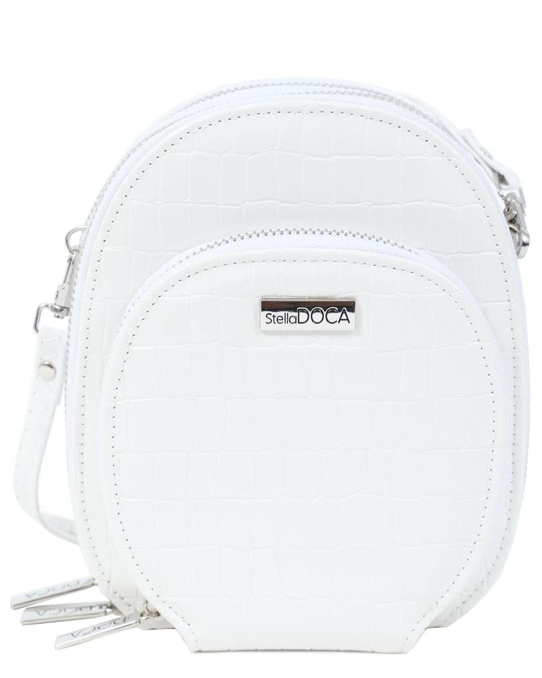 20110 | Γυναικεία τσάντα χιαστί άσπρη