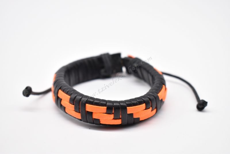 βραχιόλι δερμάτινο απλό-simple leather bracelet 006278-5