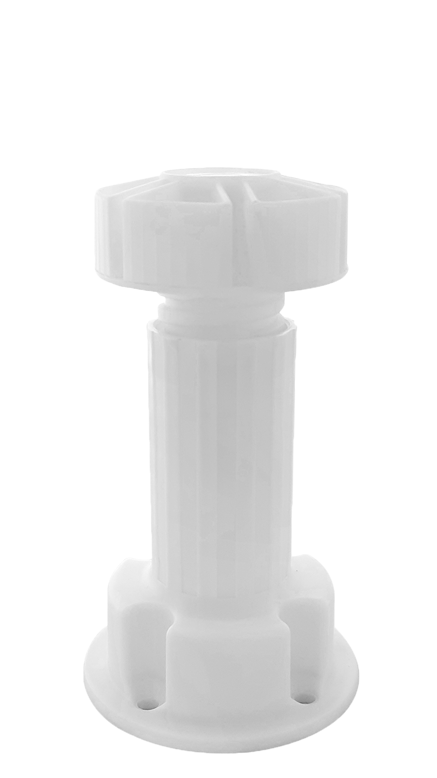 Cabinet Leveler With a Coarse Thread 10cm White