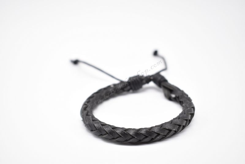 βραχιόλι δερμάτινο απλό-simple leather bracelet 011607