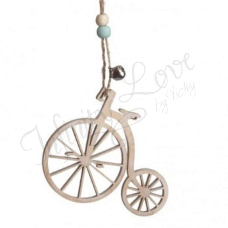 1595 | Ξύλινο Κρεμαστό Ποδήλατο