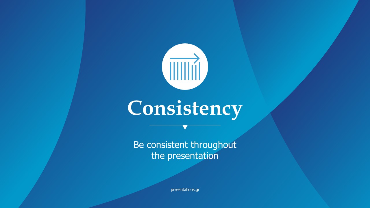 consistent presentation design, presentations, powerpoint, ppt, google slides