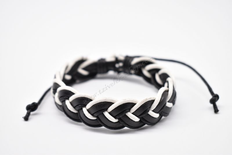 βραχιόλι δερμάτινο απλό-simple leather bracelet 006307