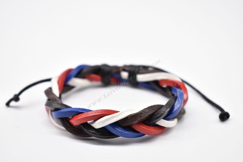 βραχιόλι δερμάτινο απλό-simple leather bracelet 006294