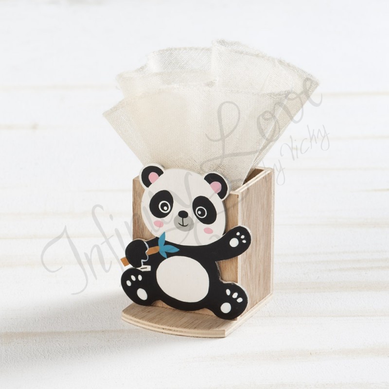152003 | Ξύλινη Μολυβοθήκη Panda