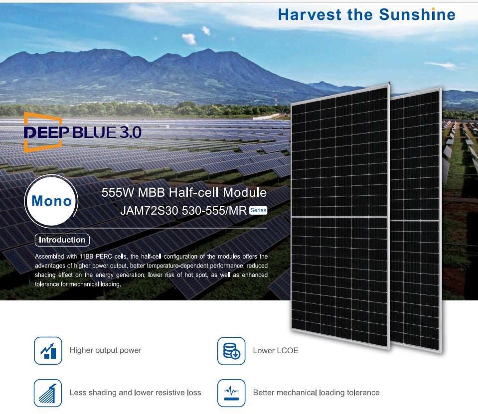 Ja Solar Panel Mono 545W