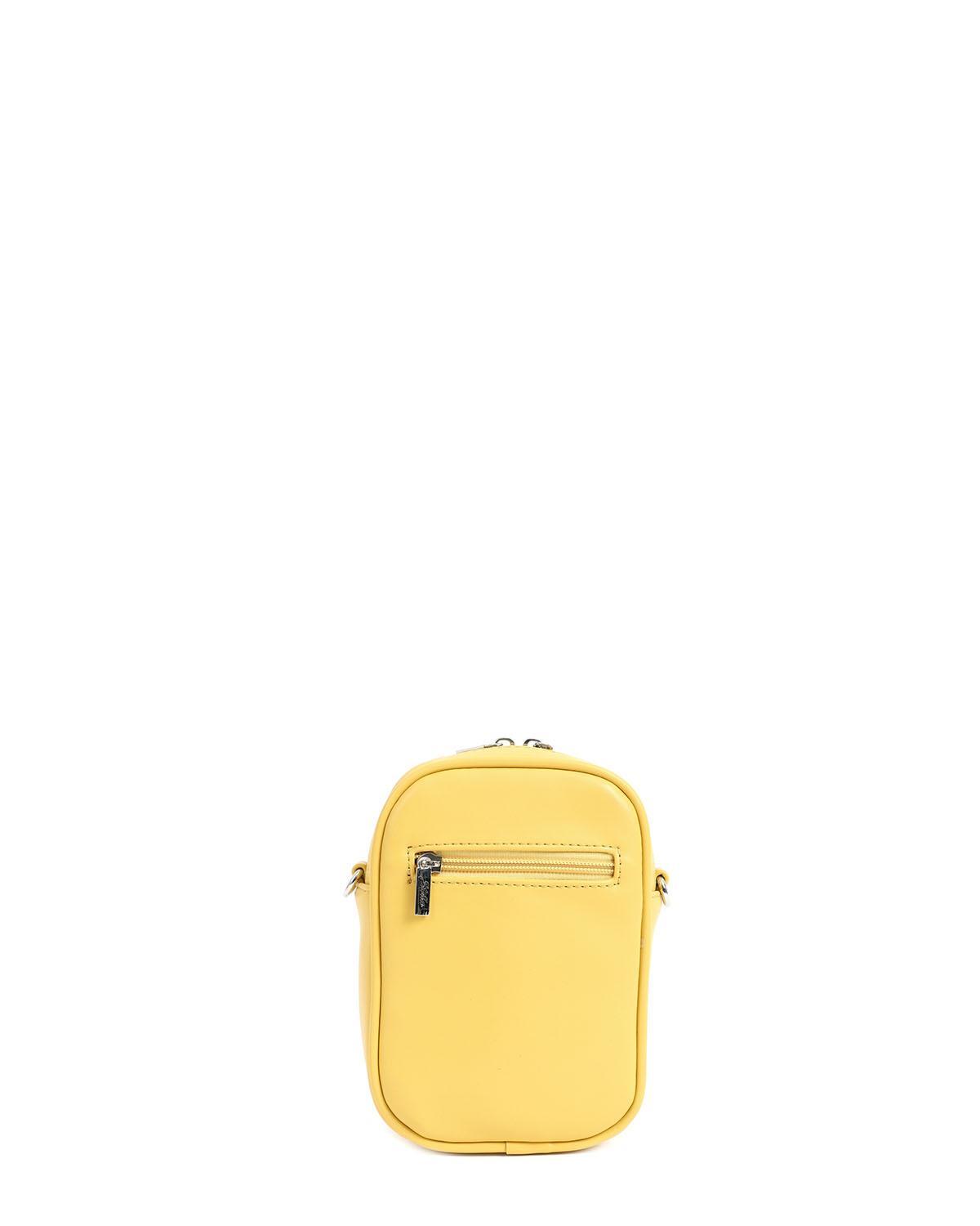 |17248| Τσάντα χιαστί κίτρινη
