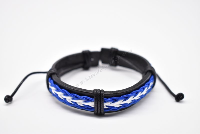 βραχιόλι δερμάτινο απλό-simple leather bracelet 006335
