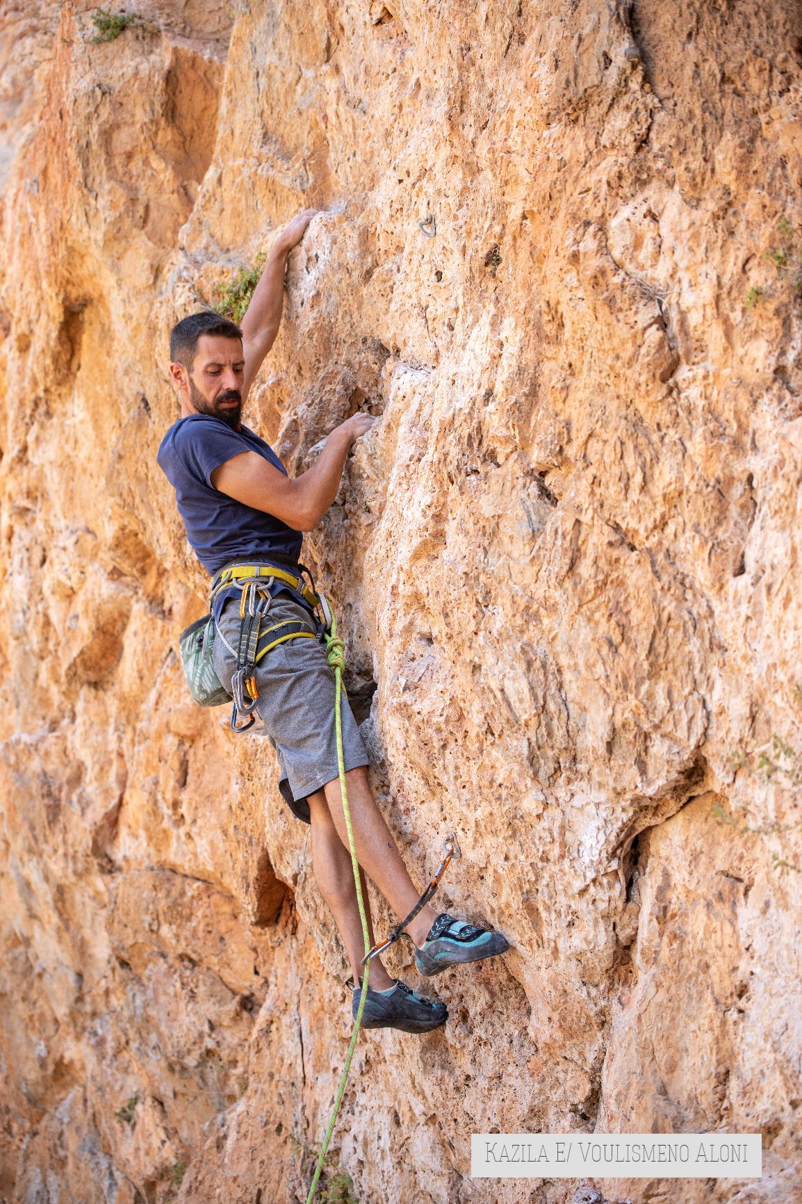Voulismeno Aloni Climbing in Crete