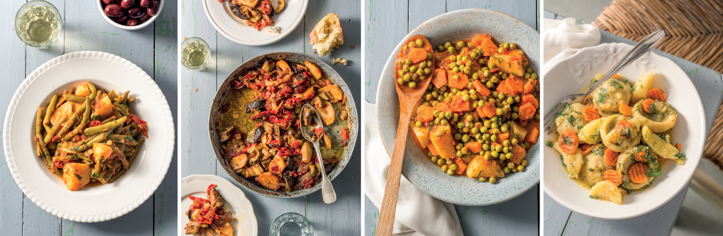 legumes and olive oil based dishes