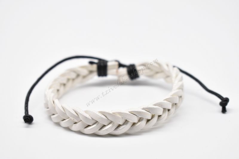 βραχιόλι δερμάτινο απλό-simple leather bracelet 006351
