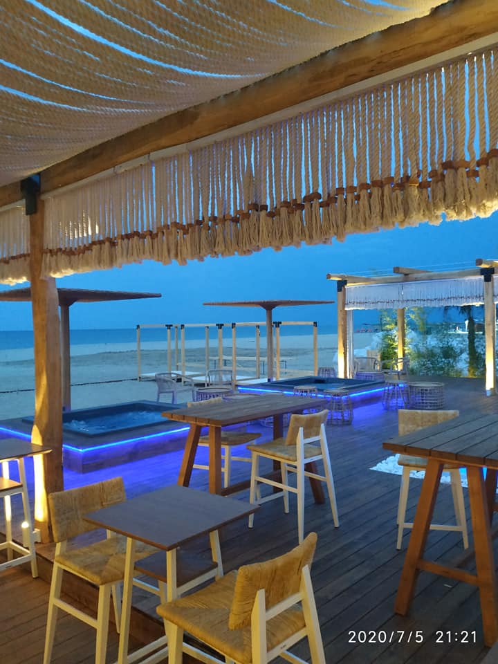 MANDALA Seaside Luxury, Κατερίνη, Pool area Κουρτίνες από σχοινί gtrezos