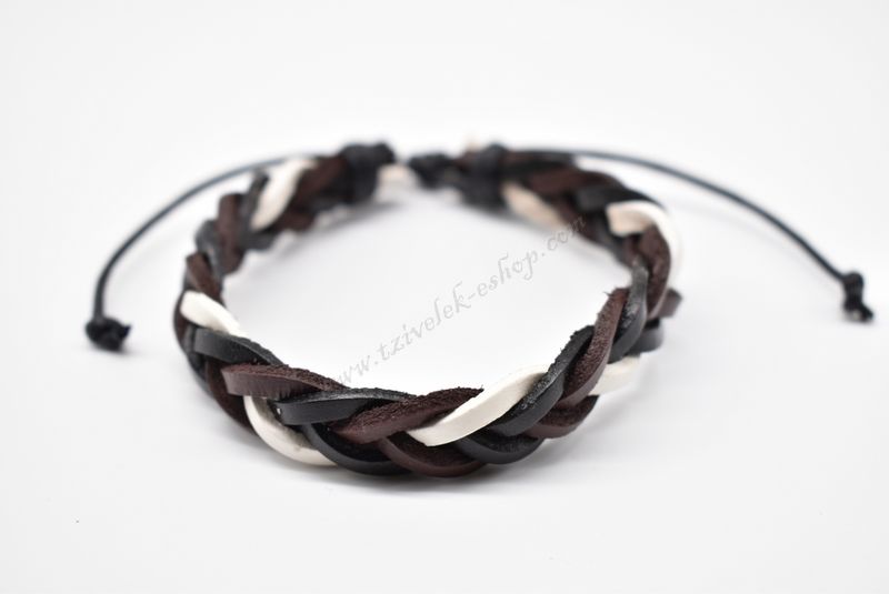 βραχιόλι δερμάτινο απλό-simple leather bracelet 006311