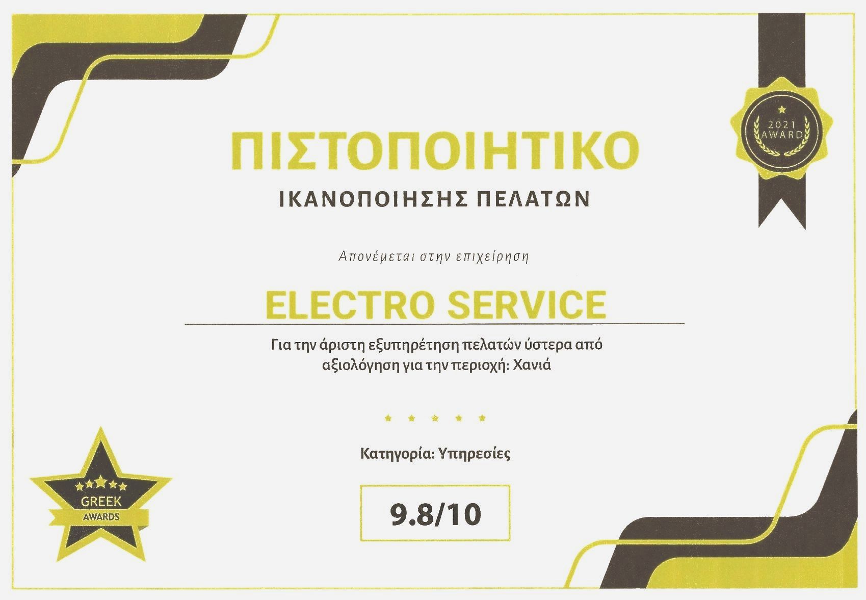 ELECTRO SERVICE | Επισκευές & Ανταλλακτικά Οικιακών Ηλεκτρικών Συσκευών - Κλιματιστικών, Χανιά