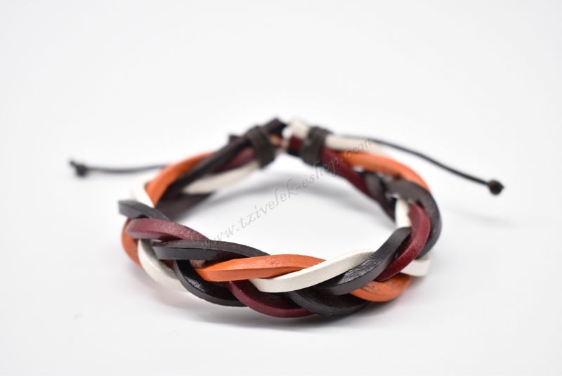βραχιόλι δερμάτινο απλό-simple leather bracelet 006292