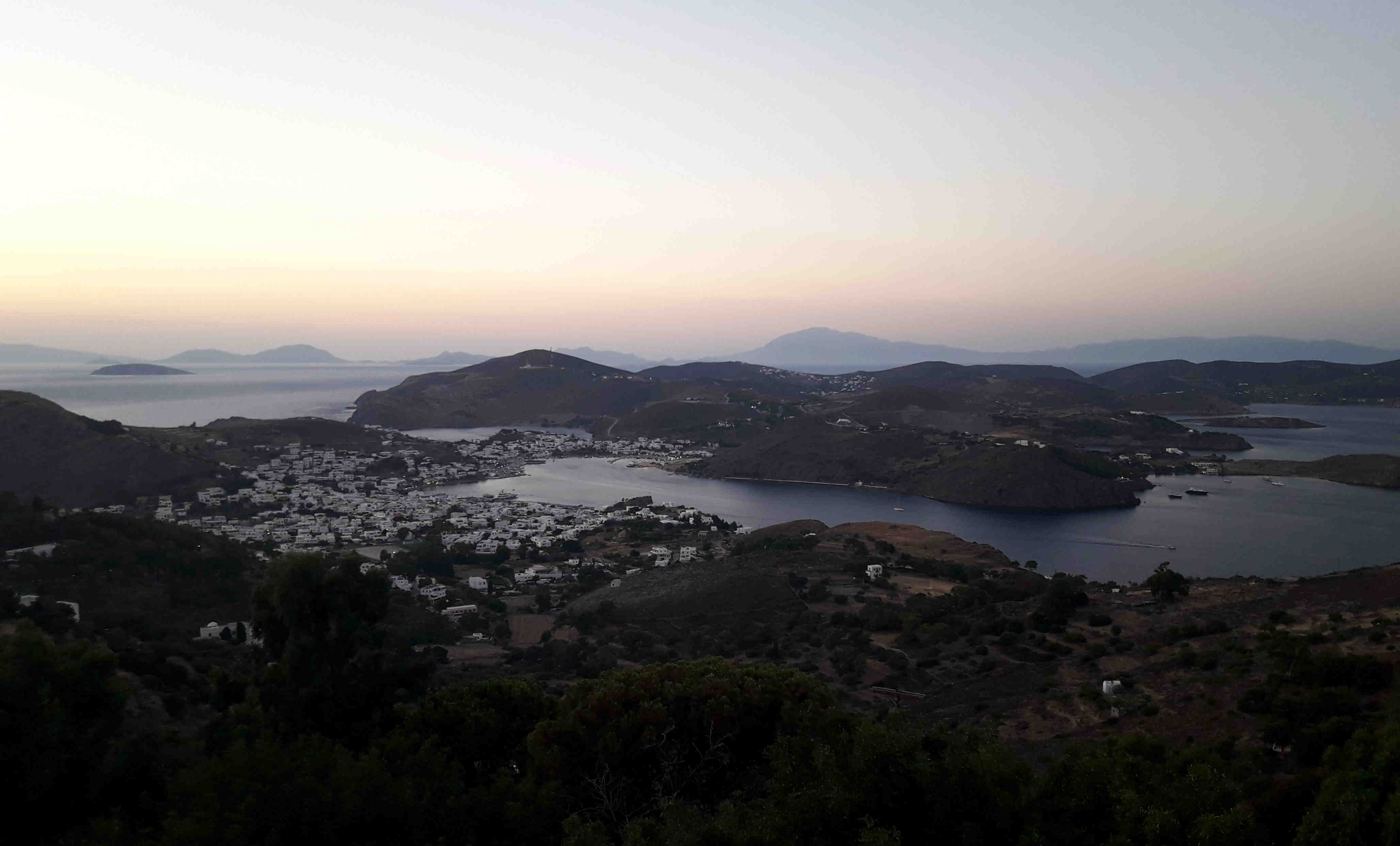 Sunset from Patmos Chora