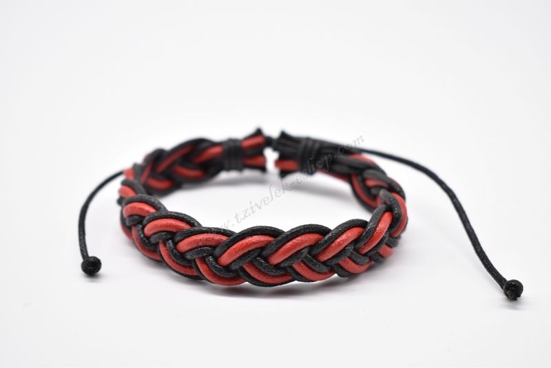 βραχιόλι δερμάτινο απλό-simple leather bracelet 006299