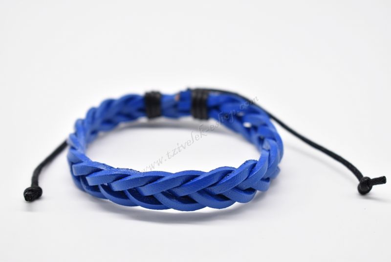 βραχιόλι δερμάτινο απλό-simple leather bracelet 006350
