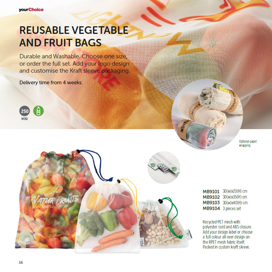 Reusable bags