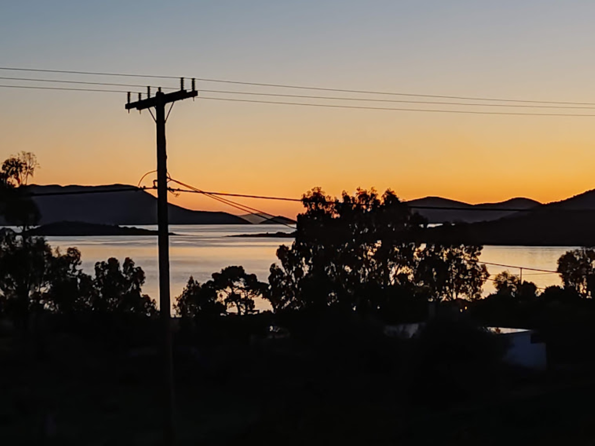 balcony sunset