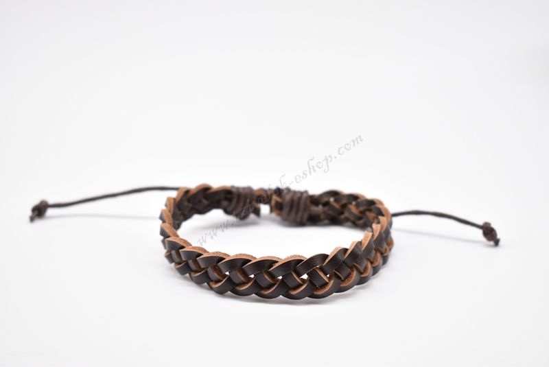βραχιόλι δερμάτινο απλό-simple leather bracelet 006354