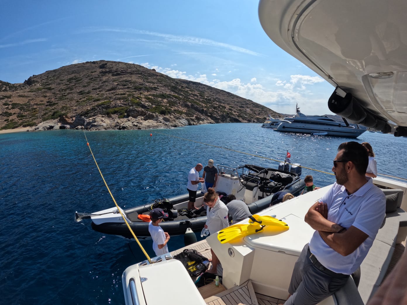 CN Yachting Diving on a Motor Yacht