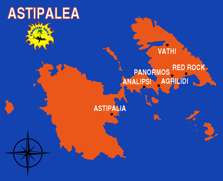 Map of Astipalea