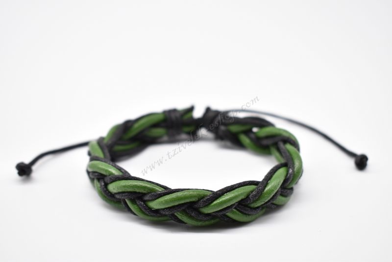 βραχιόλι δερμάτινο απλό-simple leather bracelet 006300