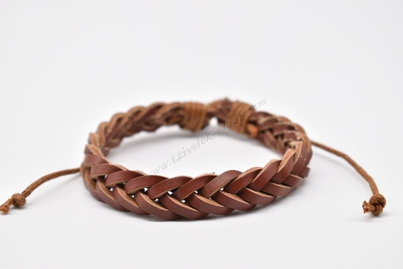 βραχιόλι δερμάτινο απλό-simple leather bracelet 006355