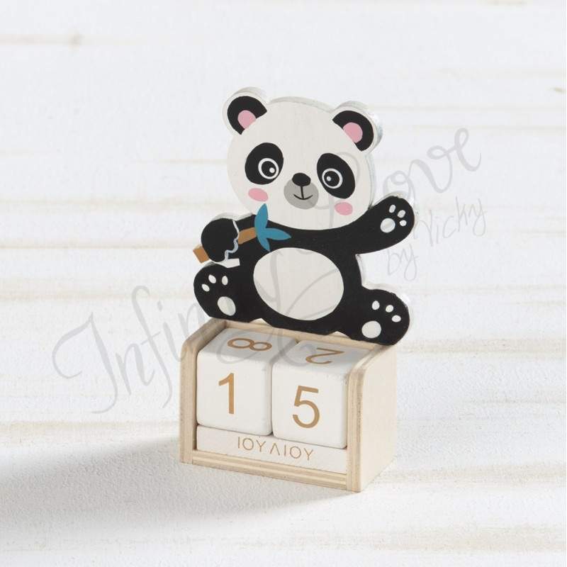 152024 | Ξύλινο Ημερολόγιο Panda