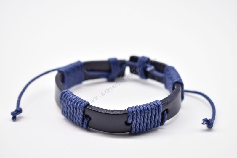 βραχιόλι δερμάτινο απλό-simple leather bracelet 006330