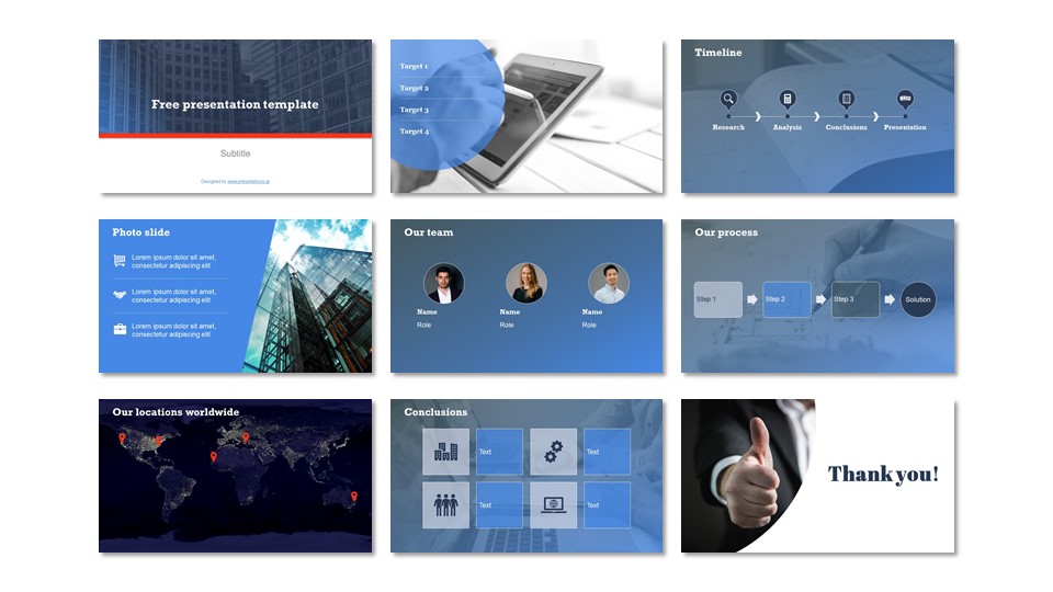 Παρουσιάσεις, PowerPoint, presentation design, corporate template, keynote, google slides