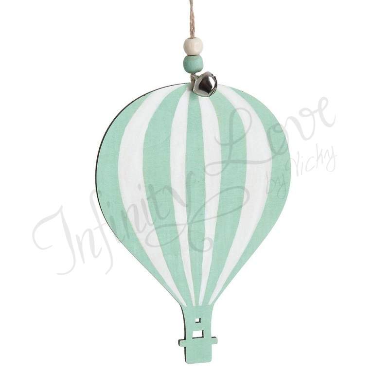 18120 | Ξύλινο Κρεμαστό Αερόστατο