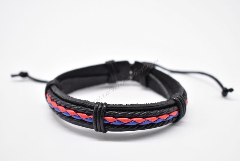 βραχιόλι δερμάτινο απλό-simple leather bracelet 006283